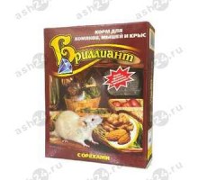 Корм БРИЛЛИАНТ для хомяков,мышей и крыс с орехами 500г