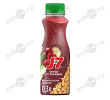 Смузи со злаками J7 вишня-банан-яблоко 0,3л бутылка