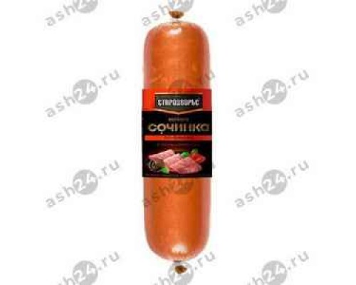 Колбаса ТМ СТАРОДВОРЬЕ по-фински с сочным окороком (штука)