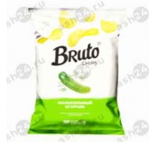 Чипсы BRUTO малосольный огурчик 120г