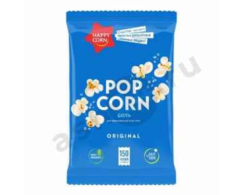 Попкорн HAPPY CORN СВЧ соль 100г