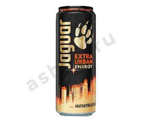 Напитки Энергетик ЯГУАР маракуйя апельсин 0,44л ж/б (4375)