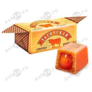 Конфеты вес Загорская сливочная