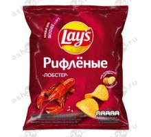 Чипсы ЛЕЙС рифленые лобстер 70г