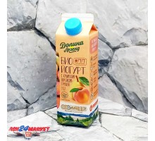 Йогурт ДОЛИНА ЛЕГЕНД персик-груша 1,5% 450г т/п