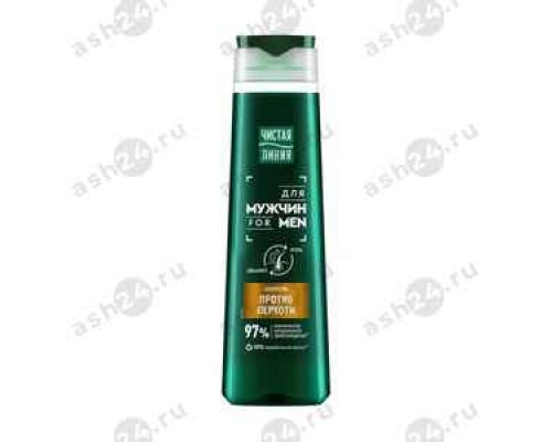 Шампунь мужской ЧИСТАЯ ЛИНИЯ против перхоти 400мл