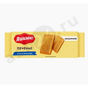 Сладости Печенье ЯШКИНО классическое рассыпчатое 105г
