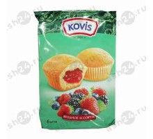 Мини маффины KOVIS ягодное ассорти 200г