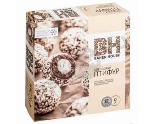 Пирожное мини птифур ВН кокос 225г