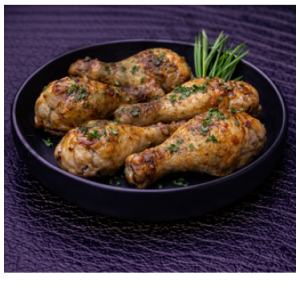 Вторые блюда Куриная голень запеченая (100г)