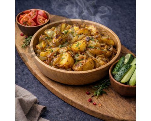 Гарнир Картофель по-домашнему с луком (250г)