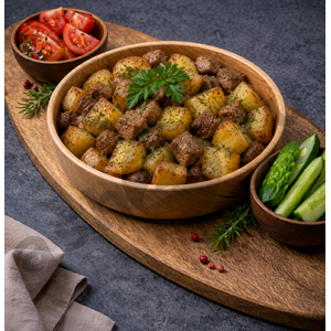 Вторые блюда Картофель с мясом (250г)