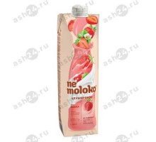 Молоко NE MOLOKO клубничное 1л т/п