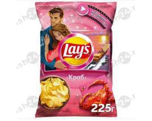 Чипсы LAYS краб 225г