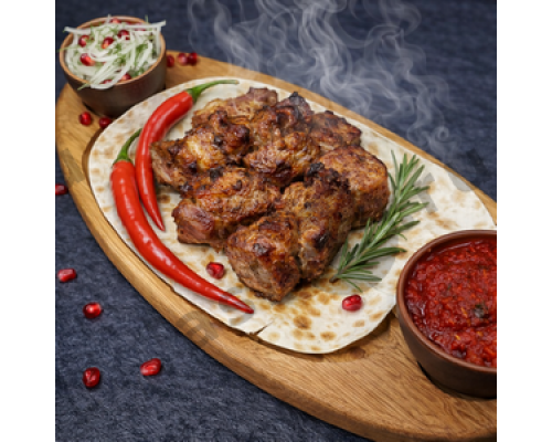 Мангал Шашлык из свинины (шея, филе) (100г)