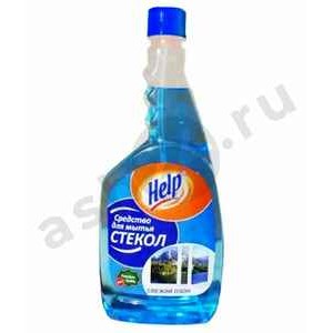 Средство для стекол HELP cвежий озон запаска 750мл