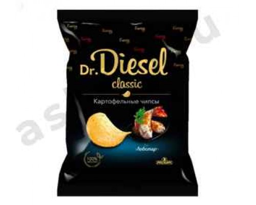 Чипсы Dr. DIESEL classic белый трюфель 120г