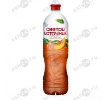 Чай холодный СВЯТОЙ ИСТОЧНИК черный персик, жасмин 1л