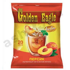 Бакалея Чай GOLDEN eagle растворимый холодный персик 20пак