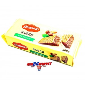 Вафли ЯШКИНО ореховые 300г