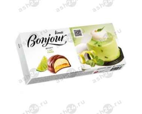 Десерт BONJOUR лайм 232г коробка