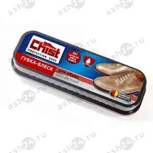 Губка-блеск для обуви бесцветная CHIST (маленькая)