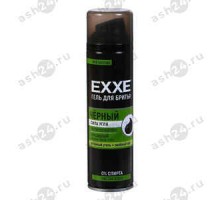 Гель для бритья EXXE черный сила угля 200мл