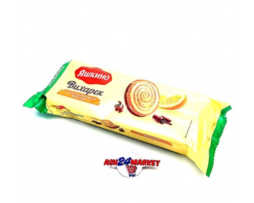 Печенье ЯШКИНО вихарек апельсин 155г