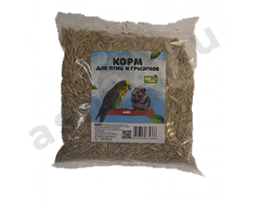Корм для птиц и грызунов овес 350г
