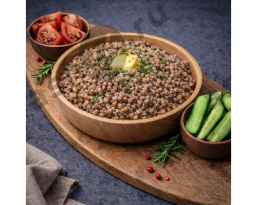 Гарнир Гречка отварная с маслом (250г)