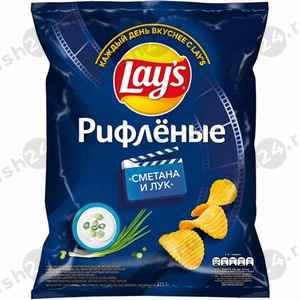 Чипсы LAYS сметана и лук 225г