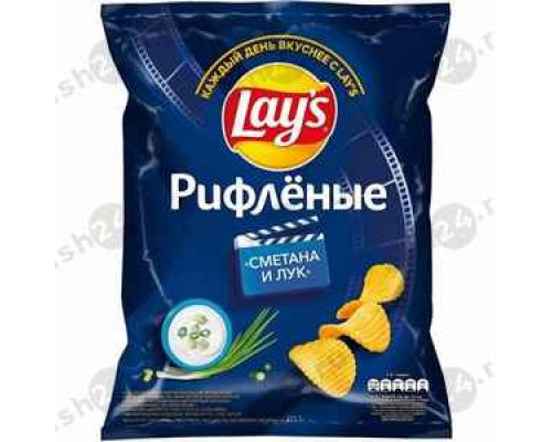 Чипсы LAYS сметана и лук 225г