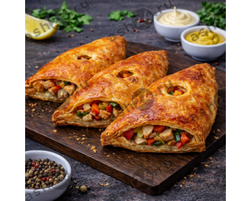 Выпечка Слойка курица+овощи