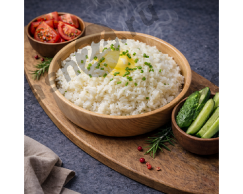 Гарнир Рис отварной с маслом (250г)