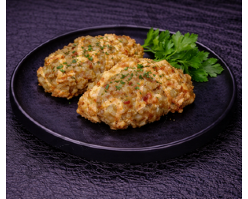 Вторые блюда Рубленая курица в кляре (100г)