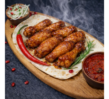 Мангал Крылья в медовом соусе на мангале (100г)