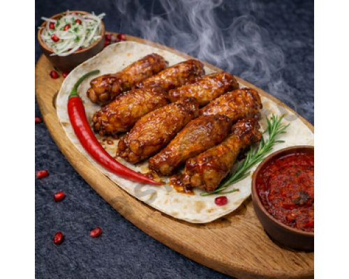 Мангал Крылья в медовом соусе на мангале (100г)