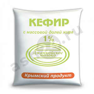 Молочные продукты Кефир ДЖАНКОЙ 1% 450г пленка (0510)