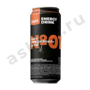 Напитки Энергетик DOMA оригинал 0,45л ж/б