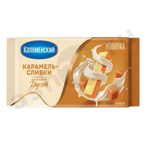 Сладости Вафли КОЛОМЕНСКИЕ карамель-сливки 200г