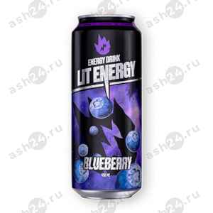 Напитки Энергетик ЛИТ блюберри 0,5л ж/б