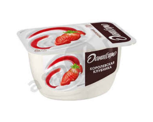 Молочные продукты Творожок ДАНИССИМО клубника 130г (6854)