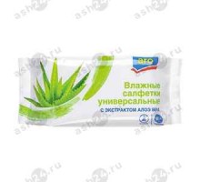 Салфетки влажные ARO алоэ вера 80шт