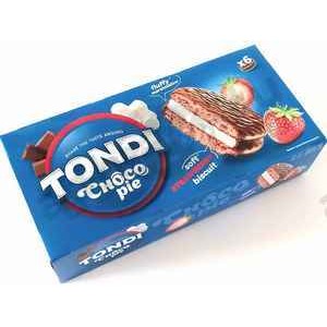 Сладости Печенье TONDI клубника 180г