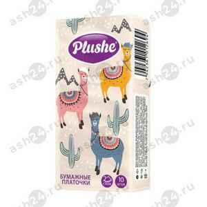 Платочки носовые PLUSHE 2 слоя