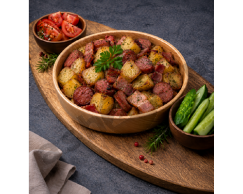 Вторые блюда Картофель с копченостями (250г)