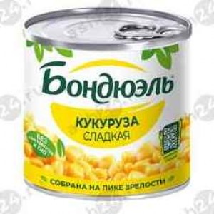 Бакалея Консервы Кукуруза BONDUELLE 170г ж/б