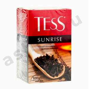 Бакалея Чай TESS черный листовой заварной 100г