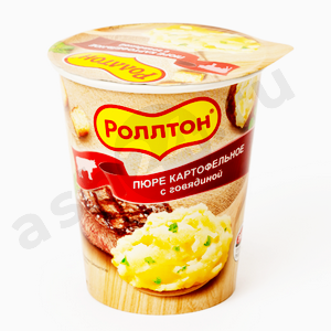 Бакалея Пюре картофельное РОЛЛТОН говядина 34г стакан