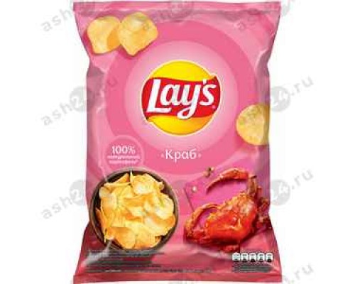 Чипсы LAYS краб 70г